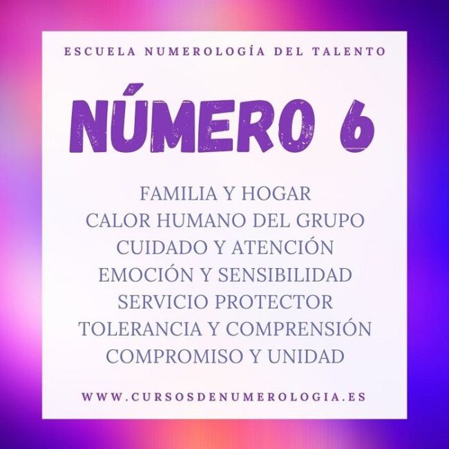 significado número 6