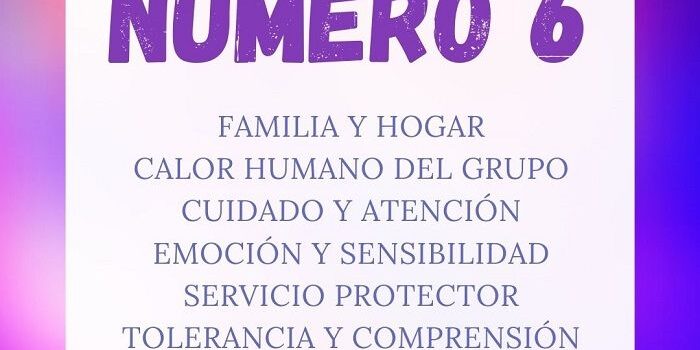 significado número 6 numerologia significado número 6