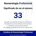 Significado de ver el Número 33 - Encontrarse el número 33 repetido
