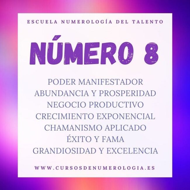 significado número 8