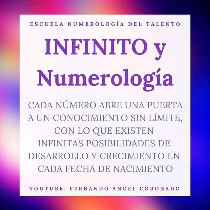 numerologia infinito